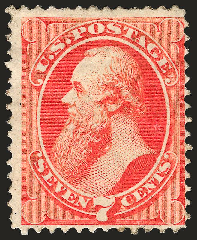 7c Vermilion, Grill (138).> H. Grill, slightly disturbed original gum, intense color, very slight perf tip gum soak, otherwise Fine