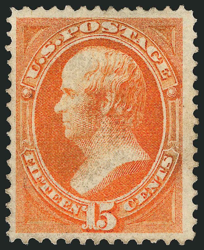 15c Orange, Grill (141).> H. Grill, unused (no gum), wider margins than typically seen, light soiling, otherwise Very Fine, with 2003 P.S.E. certificate