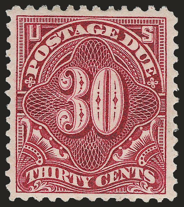 30c Deep Claret (J36).> Original gum, intense shade on bright paper, well-balanced margins, Very Fine and choice, with 2001 P.F. certificate